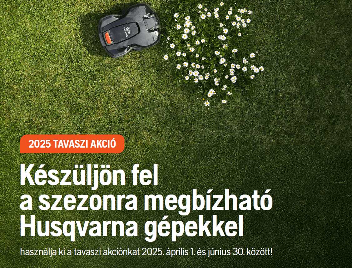 Husqvarna tavaszi akciós kiadvány 2025