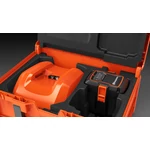 Kép 2/4 - Ütéscsillapító betét. Az akkumulátor szállítódoboz ütéscsillapító betéttel van felszerelve, amely stabilan és védve tartja az akkumulátorokat szállítás közben.