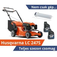 Husqvarna LC 247S fűnyíró teljes szezon csomagban