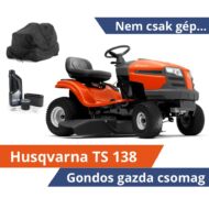 Husqvarna TS138 oldalkidobós fűnyíró traktor - Gondos gazda csomagban