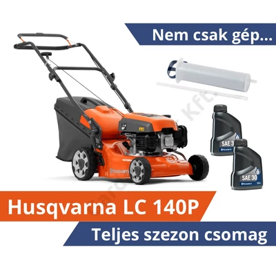 Husqvarna 140P fűnyíró - Teljes szezon csomagban