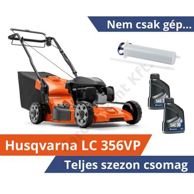 Husqvarna LC 356VP fűnyíró teljes szezon csomagban