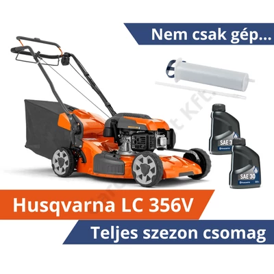 Husqvarna LC 356V önjáró fűnyíró  (Hq motorral) - Teljes szezon csomagban