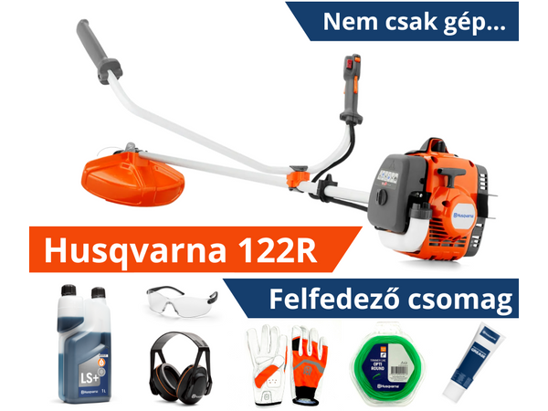 Husqvarna 122R fűkasza - Felfedező csomag Husqvarna 122R fűkasza - Felfedező csomag