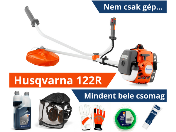 Husqvarna 122R fűkasza - Mindent bele csomag Husqvarna 122R fűkasza - Mindent bele csomag
