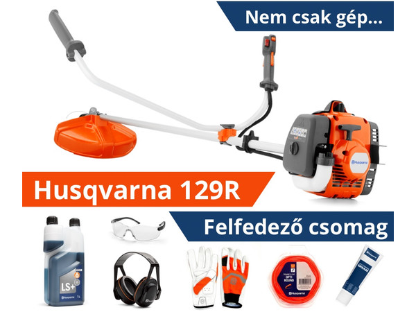 Husqvarna 129R fűkasza - Felfedező csomag Husqvarna 129R fűkasza - Felfedező csomag