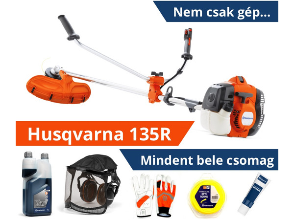 Husqvarna 135R fűkasza - Mindent bele csomag Husqvarna 135R fűkasza - Mindent bele csomag