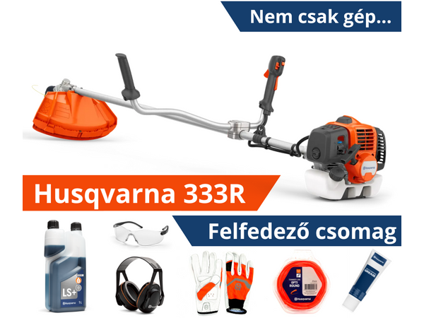 Husqvarna 333R Mark II fűkasza - Felfedező csomag Husqvarna 333R Mark II fűkasza - Felfedező csomag