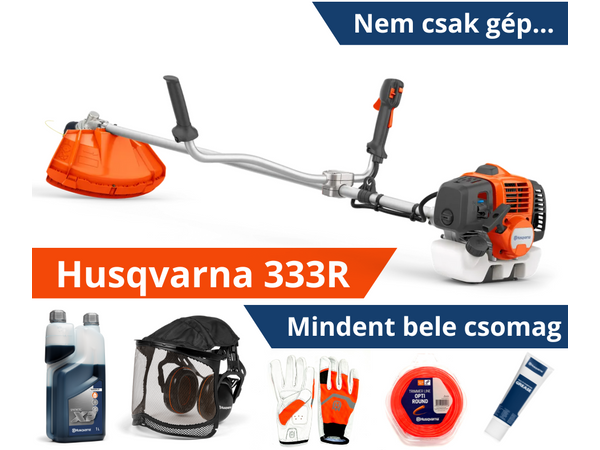 Husqvarna 333R Mark II fűkasza - Mindent bele csomag Husqvarna 333R Mark II fűkasza - Mindent bele csomag