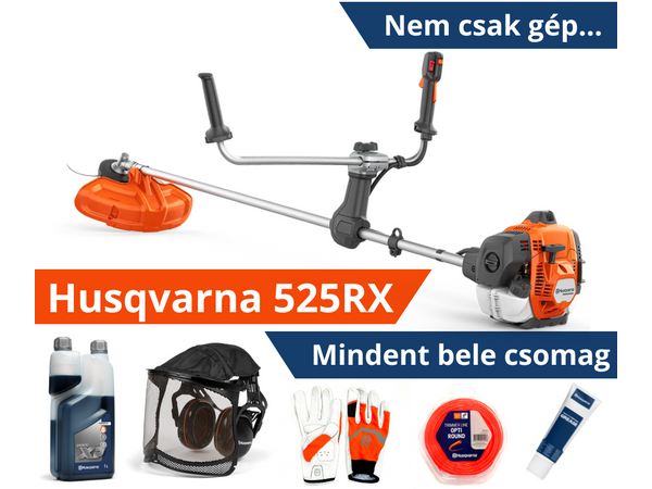 Husqvarna 525RX Mark II fűkasza - Mindent bele csomag Husqvarna 525RX Mark II fűkasza - Mindent bele csomag