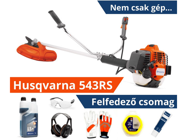 HUSQVARNA 543RS fűkasza - Felfedező csomag HUSQVARNA 543RS fűkasza - Felfedező csomag