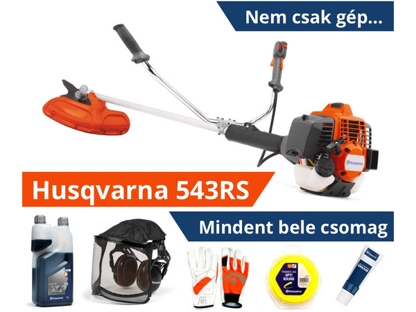 HUSQVARNA 543RS fűkasza - Mindent bele csomag HUSQVARNA 543RS fűkasza - Mindent bele csomag