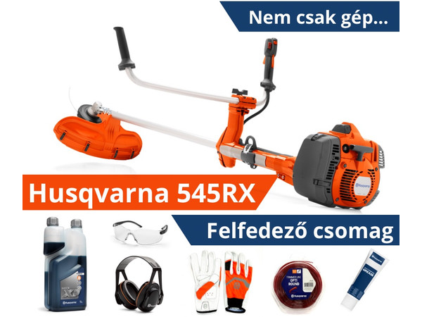 Husqvarna 545RX fűkasza - Felfedező csomag Husqvarna 545RX fűkasza - Felfedező csomag