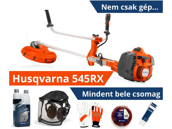 Husqvarna 545RX fűkasza - Mindent bele csomag Husqvarna 545RX fűkasza - Mindent bele csomag