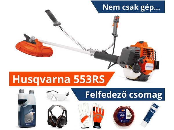 Husqvarna 553RS fűkasza - Felfedező csomag Husqvarna 553RS fűkasza - Felfedező csomag