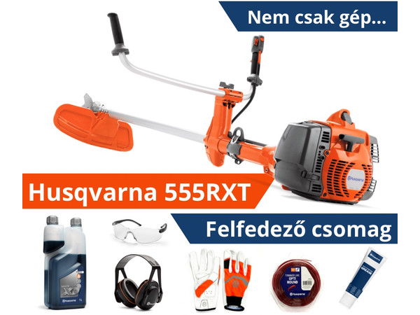 Husqvarna 555RXT fűkasza - Felfedező csomag