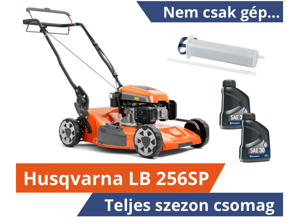 Husqvarna LB 256SP önjáró fűnyíró - Teljes szezon csomagban Husqvarna LB 256SP önjáró fűnyíró - Teljes szezon csomagban