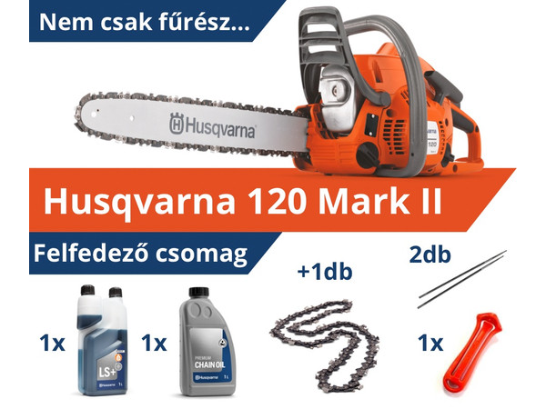 HUSQVARNA 120 Mark II - Felfedező csomag HUSQVARNA 120 Mark II - Felfedező csomag