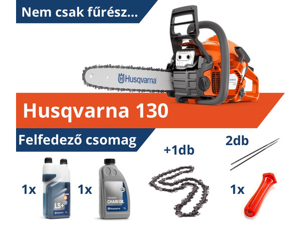 HUSQVARNA 130 - Felfedező csomag HUSQVARNA 130 - Felfedező csomag