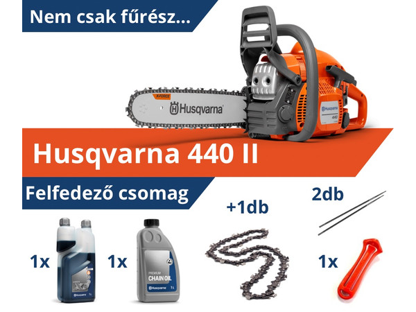 HUSQVARNA 440 II - Felfedező csomag HUSQVARNA 440 II - Felfedező csomag
