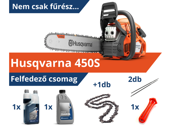 HUSQVARNA 450S - Felfedező csomag