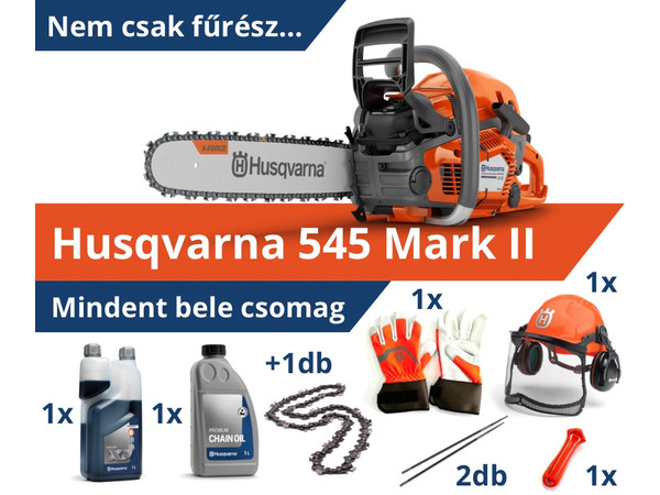 HUSQVARNA 545 Mark II - Mindent bele csomag HUSQVARNA 545 Mark II - Mindent bele csomag