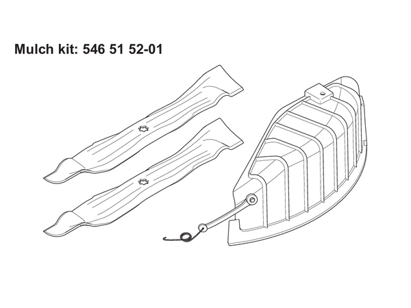 Husqvarna mulcs készlet TS 217T /TS 220T traktorhoz